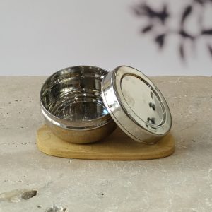 Boite en inox pour protéger vos savons solides et vos shampoings solides - Idéal pour tous vos déplacements.