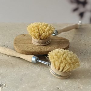Brosse vaisselle en bois rechargeable - écologique, durable, efficace