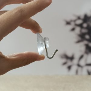 Ventouse à crochet pour savon ou shampoing solide - A accrocher dans la salle de bain